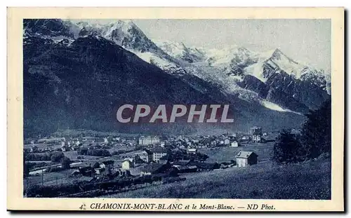 Chamonix Mont Blanc Cartes postales