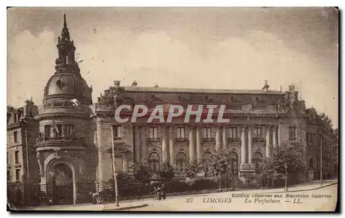 Limoges Cartes postales La prefecture