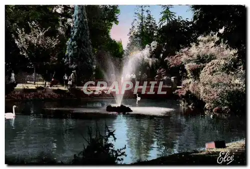 Vichy Cartes postales Le lac et les cygnes