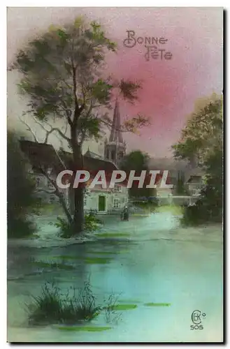 Cartes postales Fantaisie Bonne fete