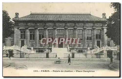 Paris Ansichtskarte AK Palais de Justice Place Dauphine