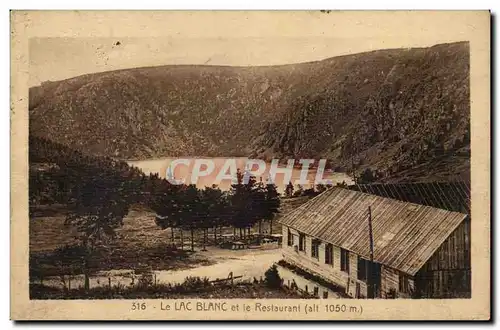 Le lac Blanc et le Restaurant (alt 1050m) Cartes postales