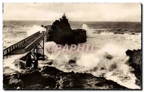 Biarritz Cartes postales Le rocher de la vierge