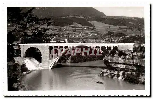 Bellegarde Cartes postales Les bords du Rhone Le viaduc routier de SAvoie