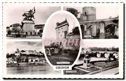 Chinon Cartes postales Jeanne d&#39arc Chateau Rabelais