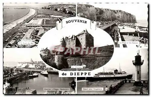 dieppe Cartes postales moderne Souvenir Depart pour l&#39Angleterre