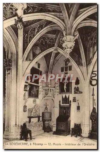 Fecamp Cartes postales La Benedictine Musee Interieur de l&#39oratoire