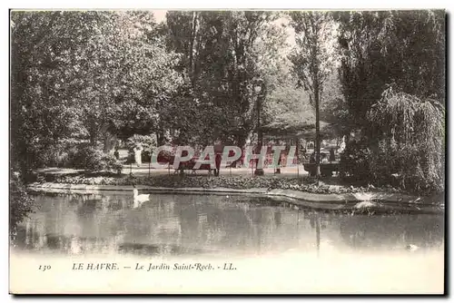 Le Havre Ansichtskarte AK Le jardin Saint Roch