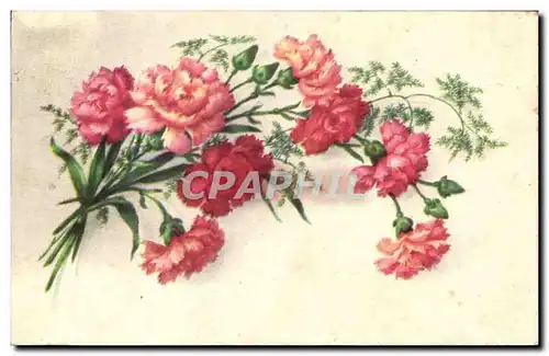 Cartes postales Fantaisie Fleurs