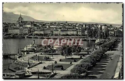 Suisse Cartes postales Geneve Quai du Mont Blanc