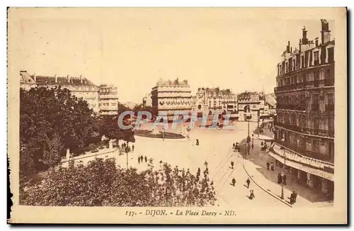 Dijon Cartes postales La place Darcy