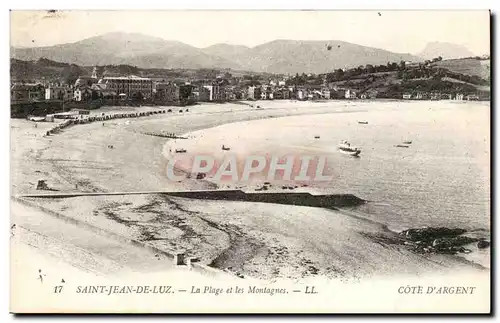 Saint Jean de Luz Cartes postales La plage et les montagnes