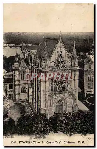 Vincennes Ansichtskarte AK La chapelle du chateau