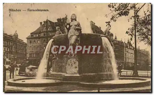 Allemagne Munchen Cartes postales Nornenbrunnen