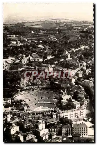 Vienne sur le Rhone Cartes postales Vue aerienne le theatre romain et le colline de Pipet