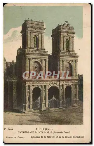 Auch Cartes postales Cathedrale Sainte Marie (ensemble ouest)