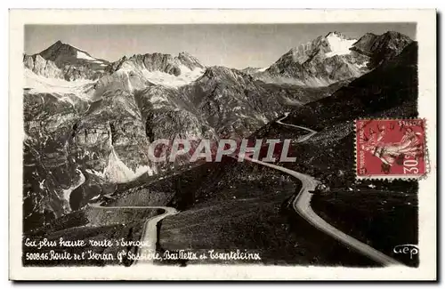 Cartes postales La plus haute route d&#39Europe Route de l&#39iseran Sassiere