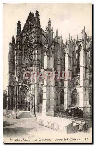 Beauvais Ansichtskarte AK La cathedrale Portail Sud