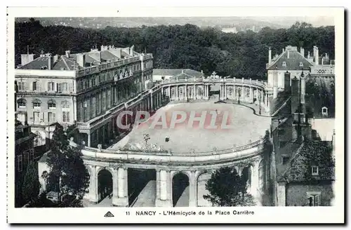 Nancy Cartes postales L&#39hemicycle de la place Carriere