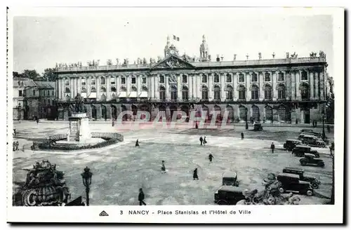 Nancy Cartes postales Place Stanislas et l&#39hotel de ville