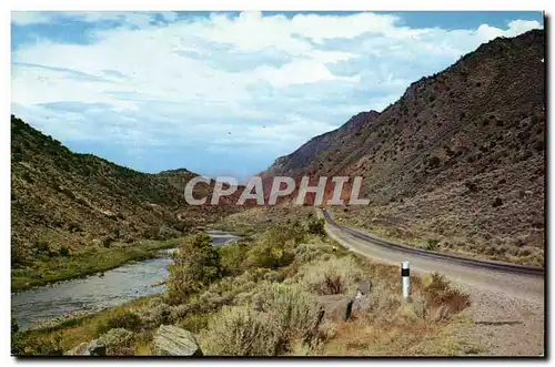 Etats Unis Moderne Karte Rio Grande Canyon