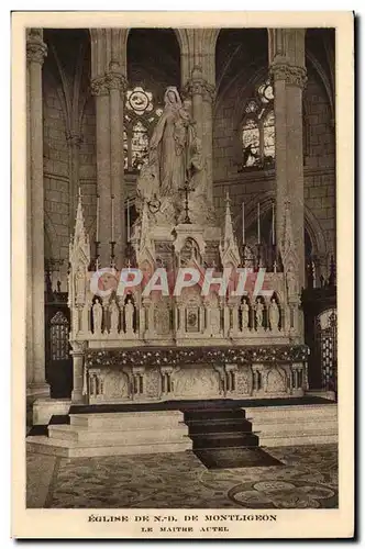 Cartes postales Eglise ND de Montligeon Le maitre autel