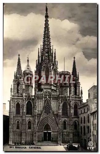 Espagne Spain Espana Barcelona Ansichtskarte AK Basilica catedral