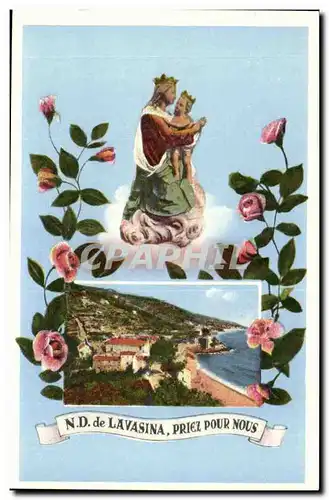 Cartes postales Notre DAme de Lavasina Priez pour nous