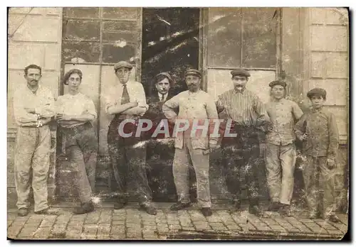 Carte photo Ouvriers (metiers) (non localisee)