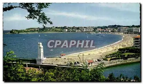 Saint Jean de Luz Cartes postales moderne Vue d&#39ensemble de la plage