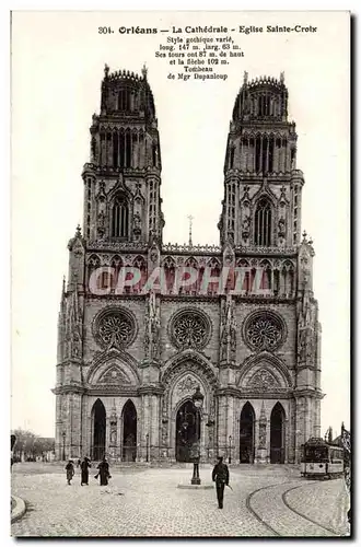 Orleans Cartes postales La cathedrale Eglise Sainte Croix