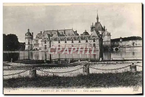 Chateau de Chantilly Ansichtskarte AK Cote Sud Ouest