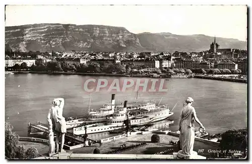 suisse Ansichtskarte AK Geneve (bateaux)