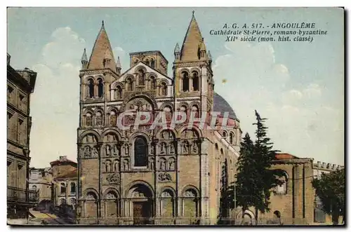 Angouleme Cartes postales Cathedrale St Pierre romano bizantine