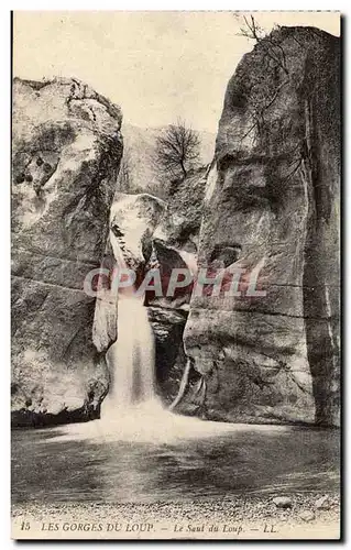 Les gorges du Loup Ansichtskarte AK Le saut du loup