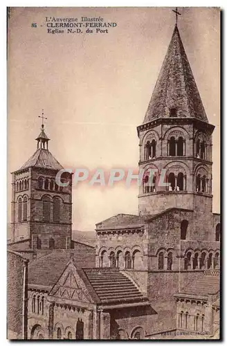 Clermont Ferrand Cartes postales Eglise ND du port