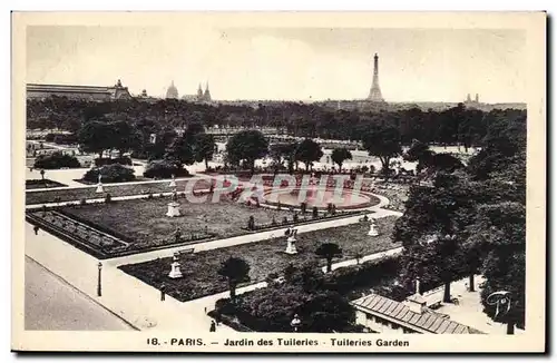 Paris Ansichtskarte AK Jardin des Tuileries (Tour Eiffel)