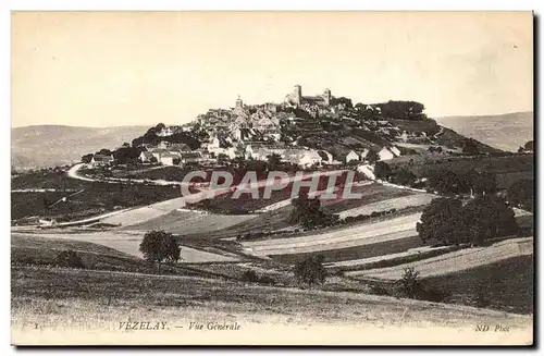 Vezelay Cartes postales Vue generale