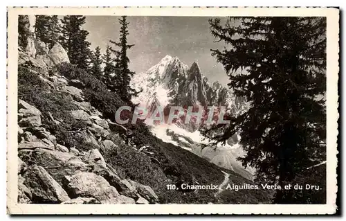 Chamonix Cartes postales Aiguilles vertes et du Dru