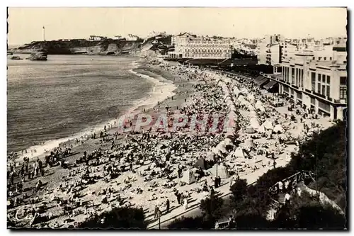 Biarritz Cartes postales Vue generale sur la plage