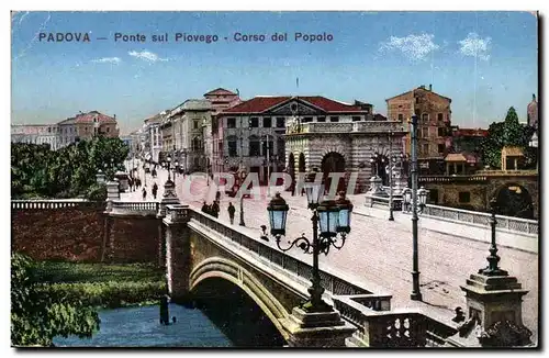 italie Italia Padova Ansichtskarte AK Ponte sul Piovego Corso del Popolo