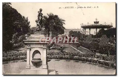 Angers Cartes postales Jardin du Mail