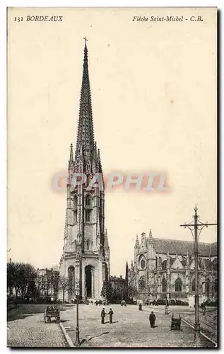 Bordeaux Cartes postales Fleche Saint Michel