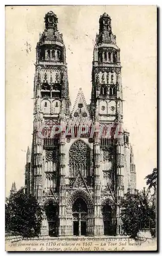 Tours Cartes postales La cathedrale St Gatien