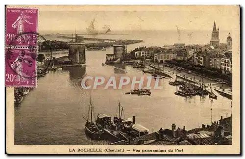 La Rochelle Cartes postales Vue panoramique du port