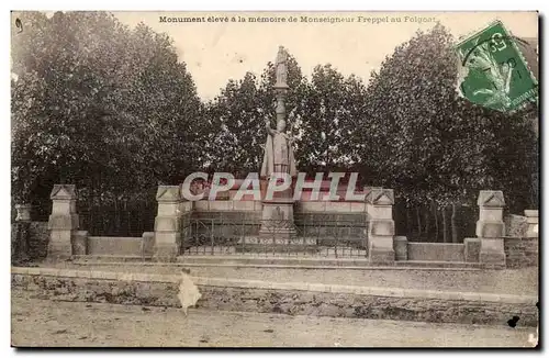 Cartes postales Monument eleve a la memoire de Monseigneur Freppel au Folgoat