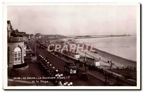 Le Havre Cartes postales Le boulevard Albert 1er et la plage