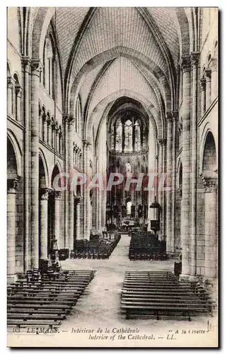 Le Mans Cartes postales Interieur de la cathedrale