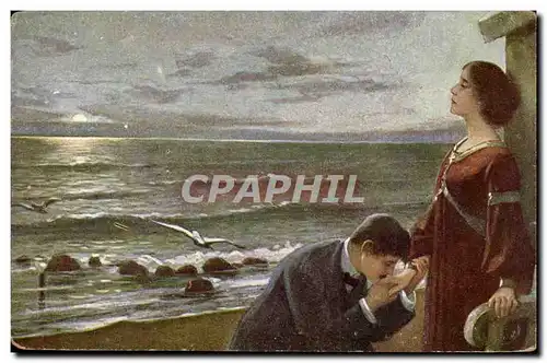 Cartes postales Fantaisie Pardonne Couple