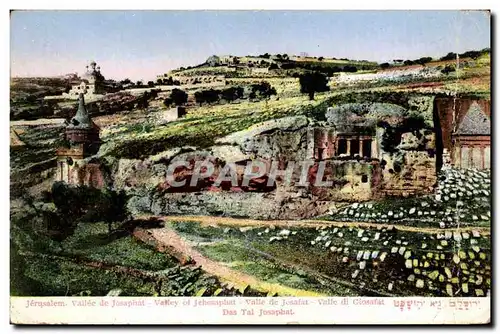 Israel Jerusalem Cartes postales Vallee de Josaphat